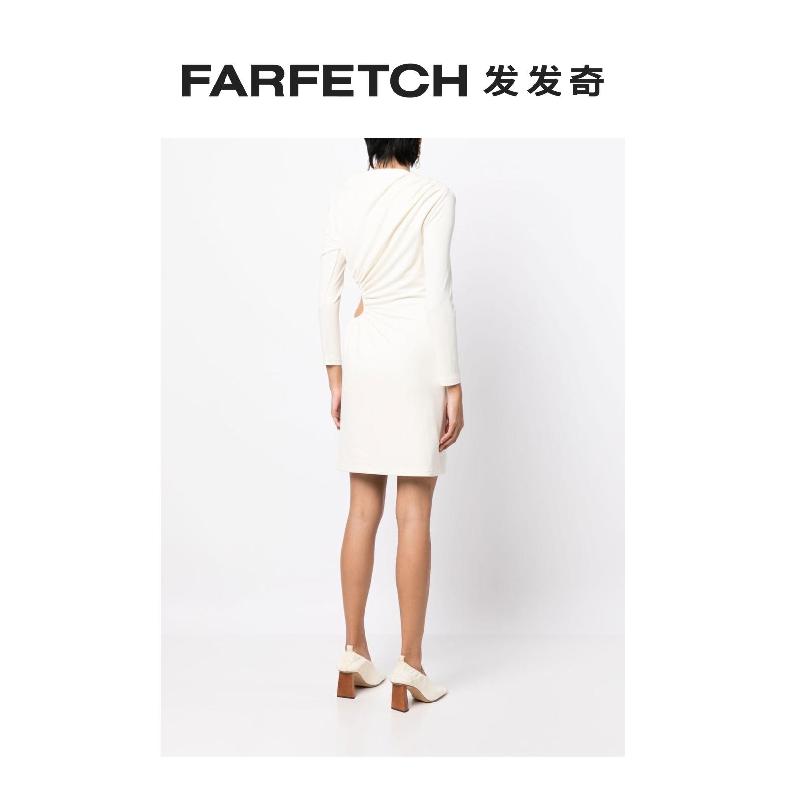 Acler女士Nash 褶饰迷你连衣裙FARFETCH发发奇 - 图2