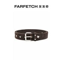 PAOLO PECORA child dress rivet decorated suede leather belt FARFETCH Fat Chic