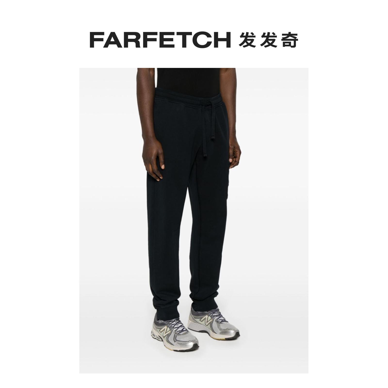 Stone Island男士罗盘徽章棉运动裤FARFETCH发发奇 - 图1