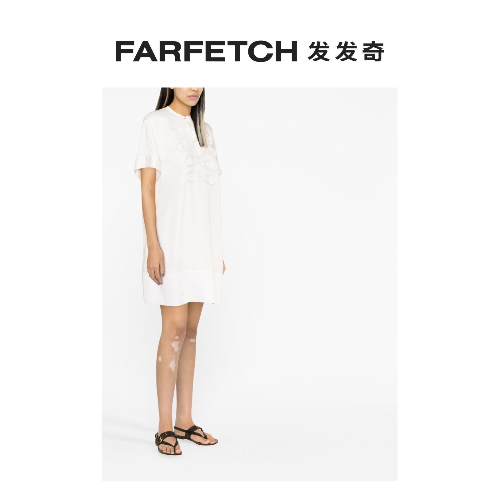 Ports 1961女士缩褶系带领连衣裙FARFETCH发发奇 - 图2