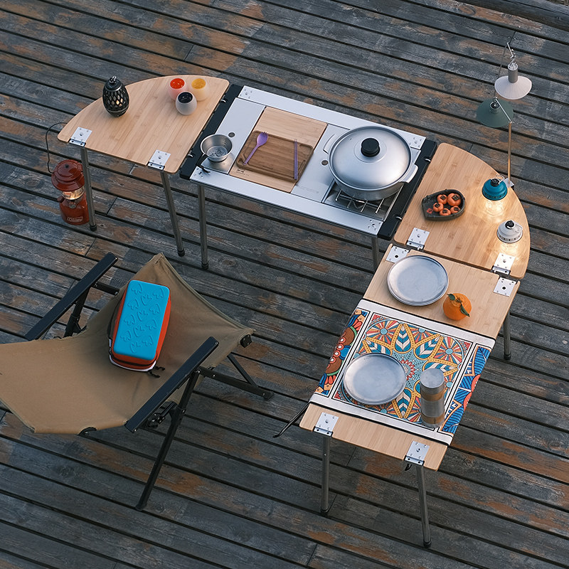 喜登乐IGT基础组合igt大套装组合玩法户外多功能移动厨房料理桌,淘宝优惠券,粉丝福利购,淘宝优惠卷