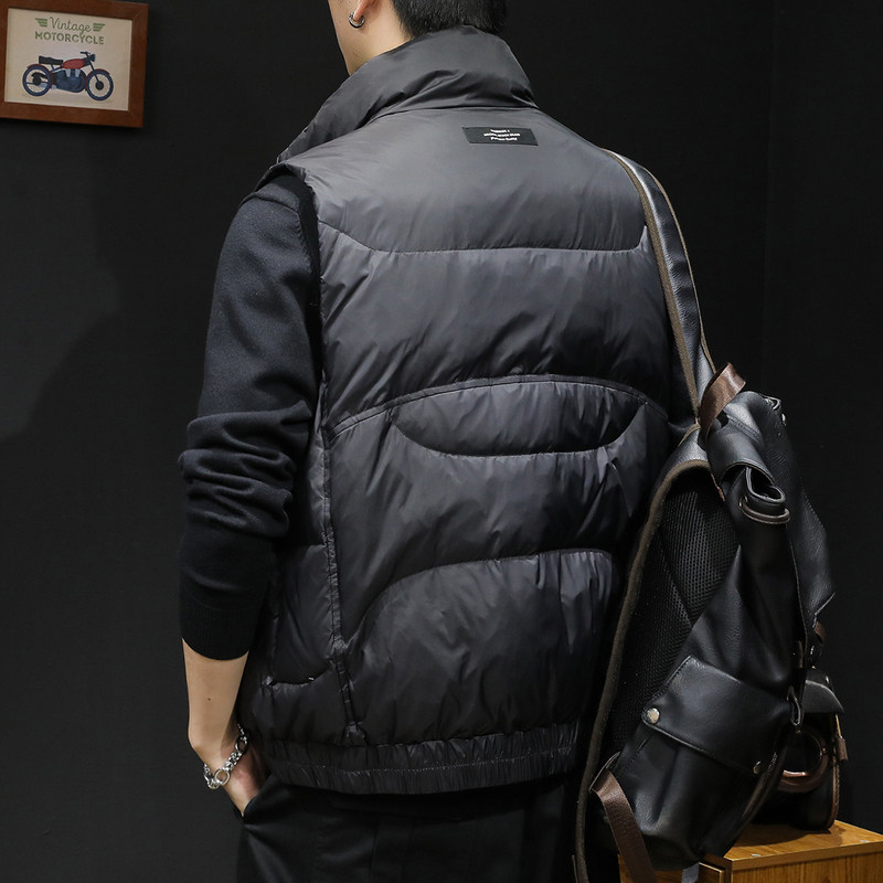 羽绒服男马甲男款2025新款轻薄保暖冬季90鸭绒男士外套秋冬大码潮,淘宝优惠券,粉丝福利购,淘宝优惠卷