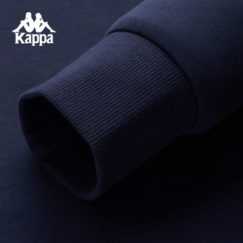 kappa卡帕背靠背针织开身帽衫女2025秋季新款运动服连帽上衣外套 - 图1