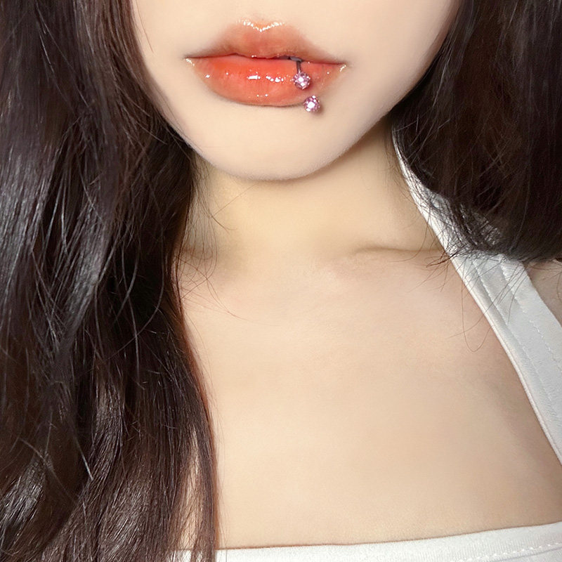 Raccon浣熊 星光璀璨 满钻钛钢唇环1.2-mm包膜设计辣妹穿刺饰品,淘宝优惠券,粉丝福利购,淘宝优惠卷