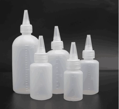 Пластиковая мягкая бутылка со шкалой, 30 мл, 50 мл, 60 мл, 100 мл, 200 мл