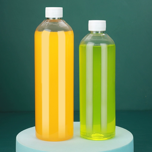 Пластиковая прозрачная бутылка, тара, прозрачное молочко, пробник, 50 мл