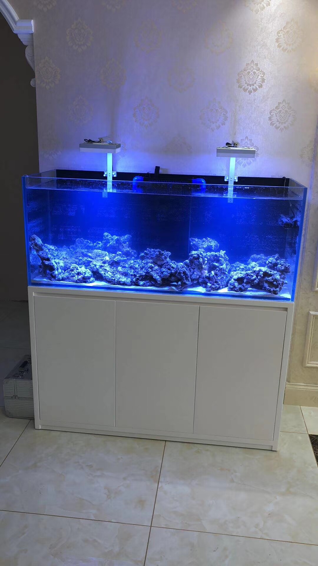 方圆超白海水套缸珊瑚缸底滤缸60 90 1 150cm隔断海水缸定制 Peki水族 淘优券