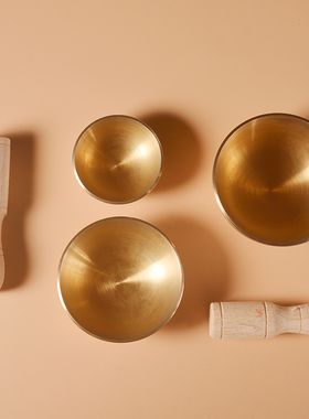 尼泊尔颂钵佛音钵静心瑜伽冥想音疗音愈轻音疗礼盒送礼摆件小礼物