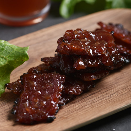 美珍香猪肉脯肉干迷你休闲烧烤猪肉200g*1办公室早餐解饿小吃零食 - 图0