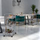 No installation in living room kitchen trolley rack thickened