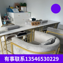 Beauty A table beauty parlor shop single double marble double deck suit containing medecor chair repa table sofa chair with armchair