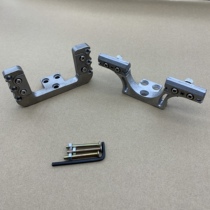 The new model upgrade widens the round leather flat leather dual-purpose stainless steel bow head square base fixed bow head large brace accessories