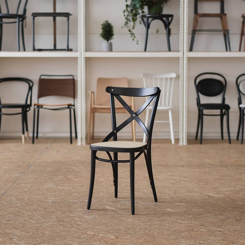 捷克TON百年设计家具品牌150号椅藤面木面客厅卧室餐厅阳台书房 - 图1