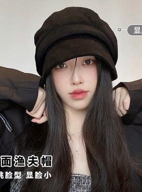 通勤百搭柔软包裹渔夫帽