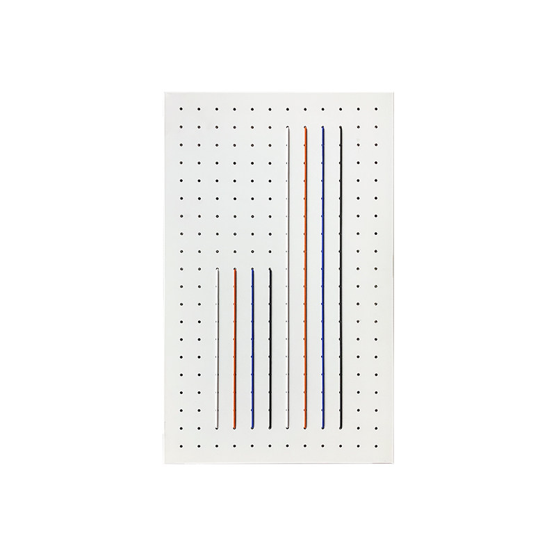Colorful elastic rope hole board decorative accessories entrance hall