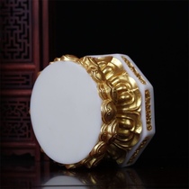 Ivory Fruit Great Lotus Base of Guanyin Finance Divine Lotus Seat Backlight Plus High Custom Swing Bay Six Words True Base