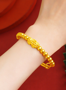 新品抖音爆款经典推拉貔貅手镯镀金女款久不掉色饰品网红带货款