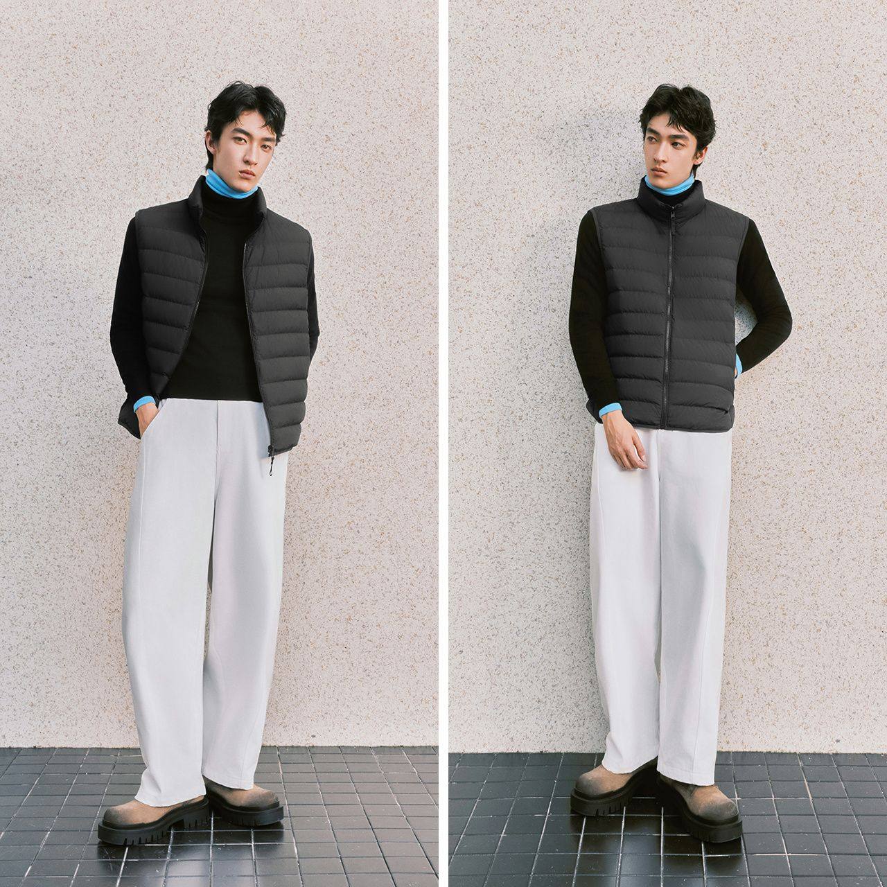 【商场同款】森马羽绒马甲男冬90绒子防泼水2025新款101725103102,淘宝优惠券,粉丝福利购,淘宝优惠卷