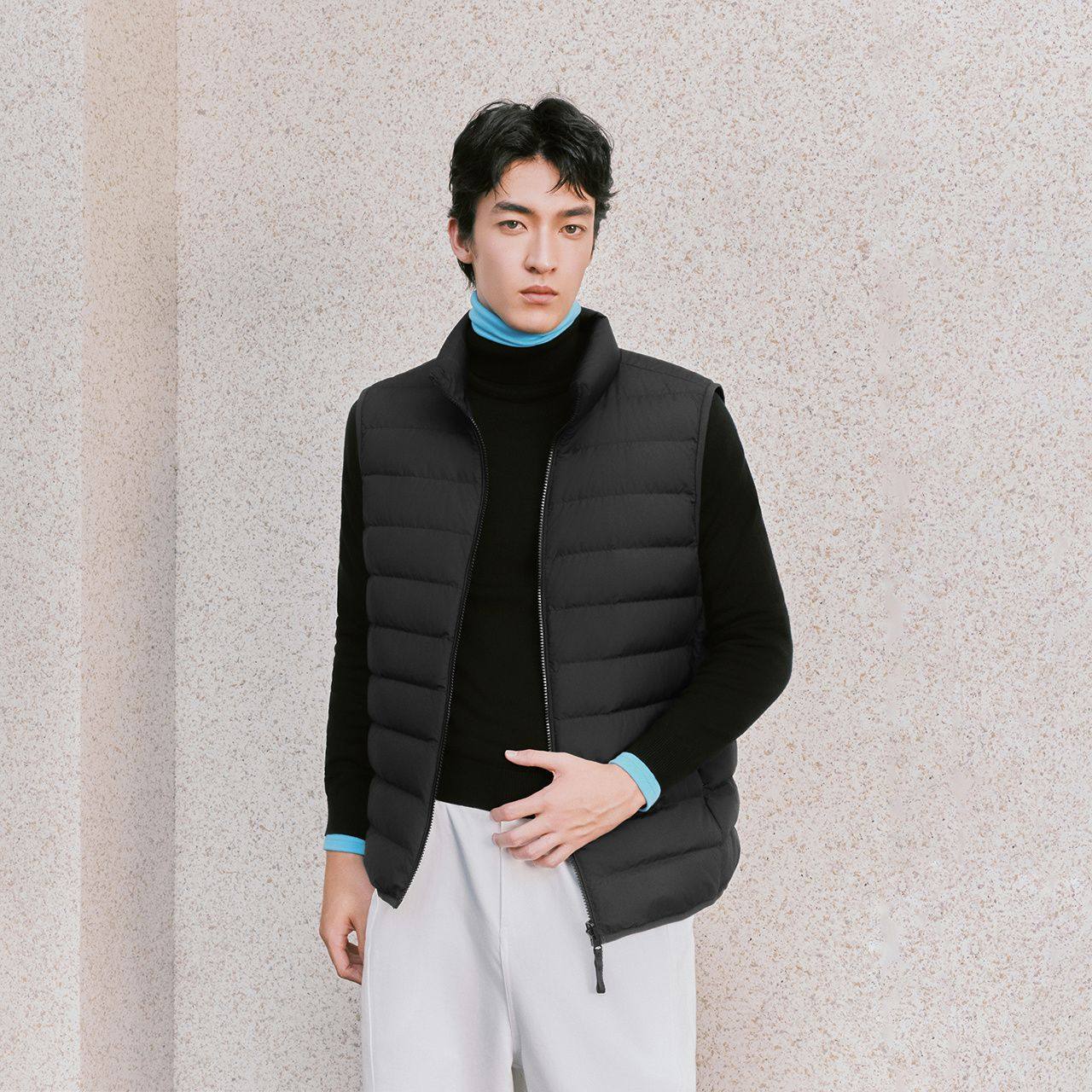 【商场同款】森马羽绒马甲男冬90绒子防泼水2025新款101725103102,淘宝优惠券,粉丝福利购,淘宝优惠卷