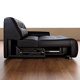 Electric multifunctional leather sofa bed living room