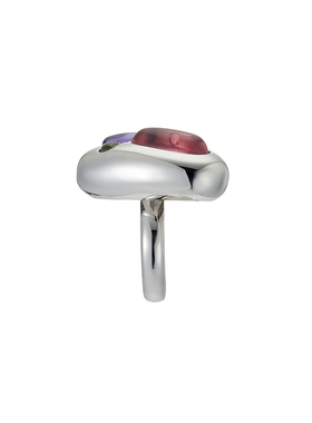 STUGAZI浮蝶爱心开口戒