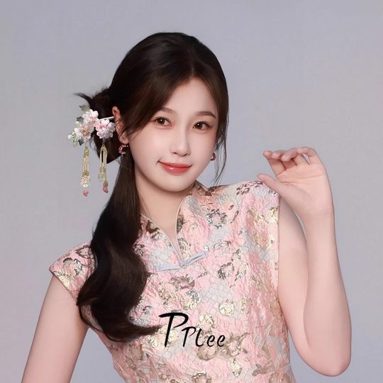 酥荣棠春~虞书欣同款新中式花朵流苏发簪旗袍汉服步摇发钗旅行簪