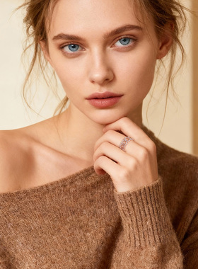 apmmonaco锁链戒指女款