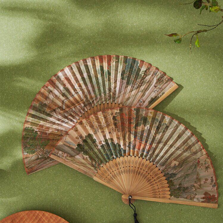 南京博物馆文创端午礼物金陵繁华录折扇礼盒汉服国风同学老师伴手