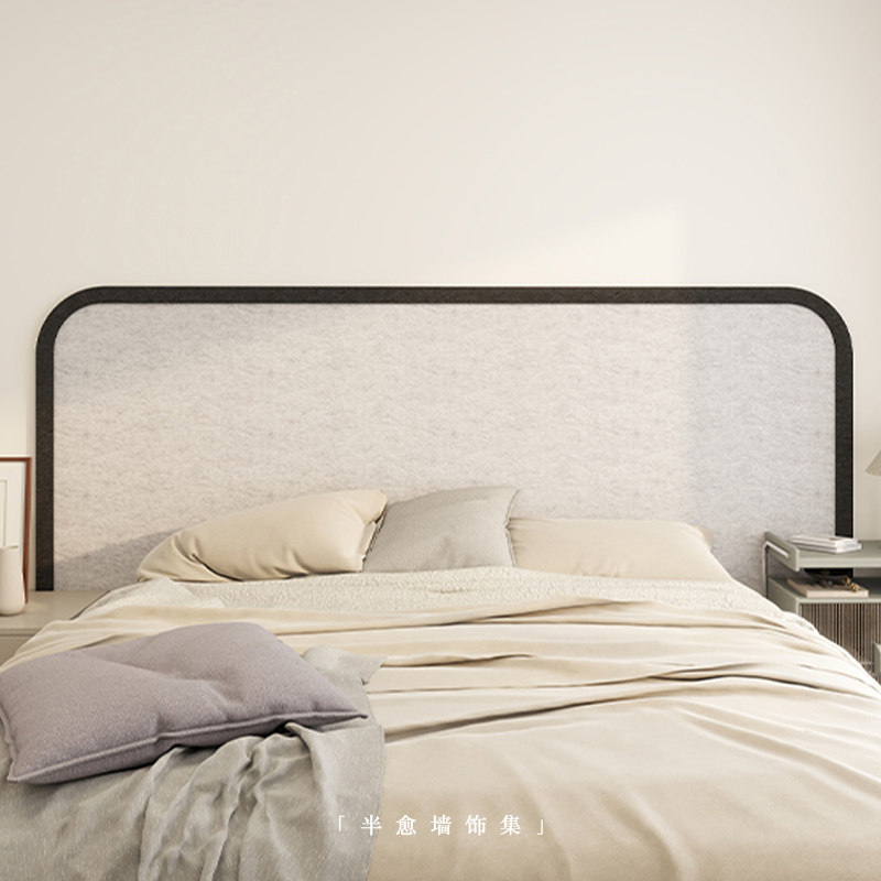 床头背景墙硬包护墙板3d立体遮丑防撞毛毡榻榻米软包免打孔墙围,淘宝优惠券,粉丝福利购,淘宝优惠卷