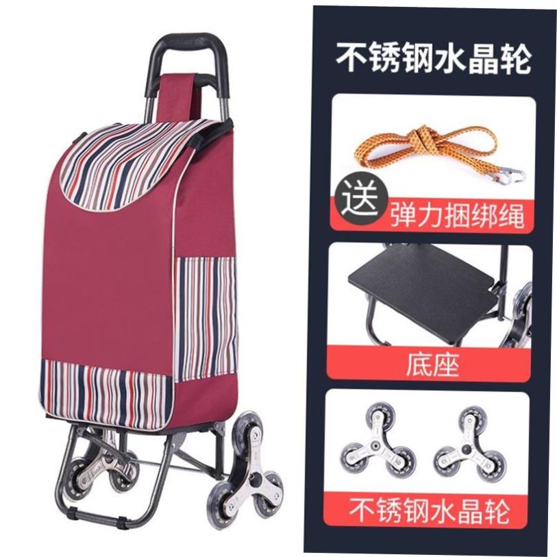 Stairs shopping cart, foldable, trolley cart, convenient - 图2