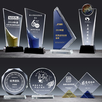 Crystal Trophy Making Medals Upscale Lettering Teachers Gift Football Company Employees Trophy Creative Trophies