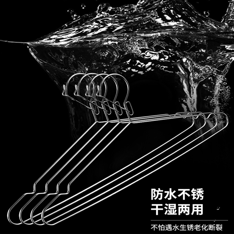 防风衣架家用室外吹落户外衣服架不锈钢晾衣架防掉固定扣高层衣挂 - 图3