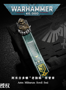 战锤40K正版授权太空野狼徽章