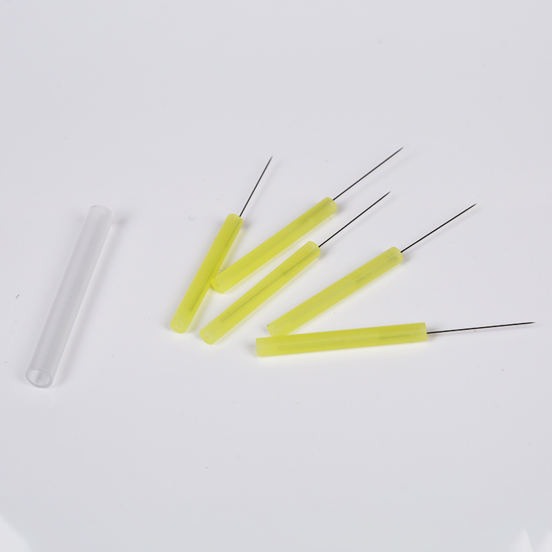 九子岭牌塑料柄针灸针500支有管超细美容耳针五色针灸美颜针腹针 - 图1