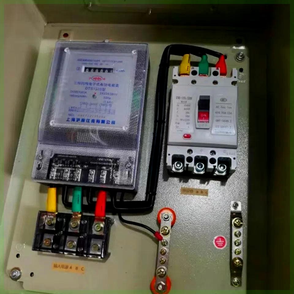 三相四线电表箱成套配电箱电表计量箱定制套装全部接好线100A380 - 图2