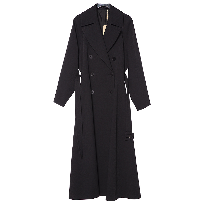 Distin Kidny/迪凯高级感风衣秋季新款赫本风时髦显瘦外套女 - 图3