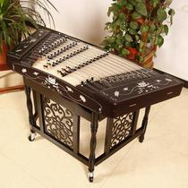 Yangqin Musical Instrument Chicken Wings Wood Bay Sculpture Lotus Fairy Panda 402 Yangqin Instrument manufacturer to sell the Yangqin