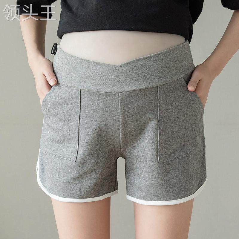 孕妇短裤夏季外穿潮妈安全打底裤 食里湘风食品孕妇打底裤