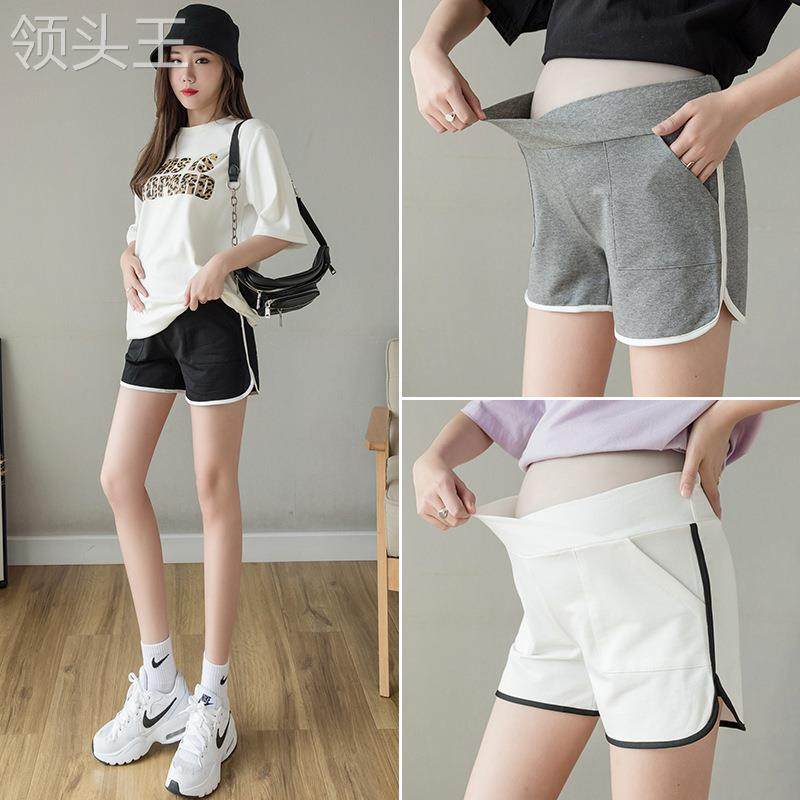 孕妇短裤夏季外穿潮妈安全打底裤 食里湘风食品孕妇打底裤