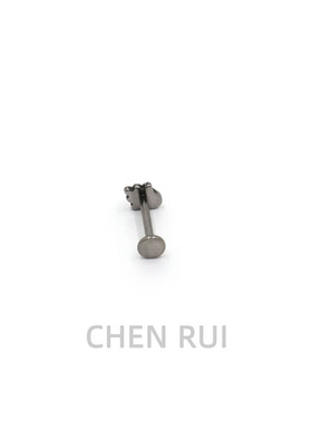 CHENRUI唇钉钛合金饰品钉子亚文化众独特内螺旋薯条3D立体油压