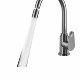 Gun gray all-copper kitchen hot and cold faucet sink for home use