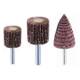 Conical sand cloth grinding head with handle