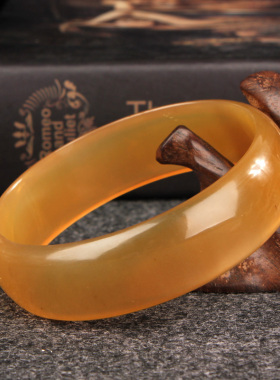 西藏白牦牛角手镯天然满血女款民族风清热手工贵妃环镯子简约女士