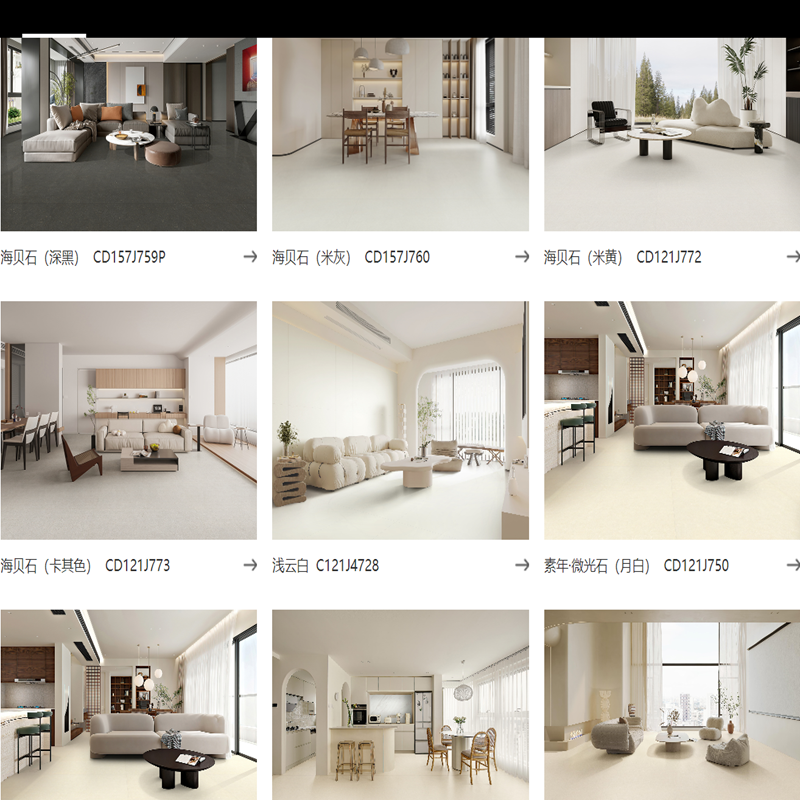 罗马利奥瓷砖陶瓷大板750x1500地砖客厅背景墙防滑地板砖岩板 - 图3