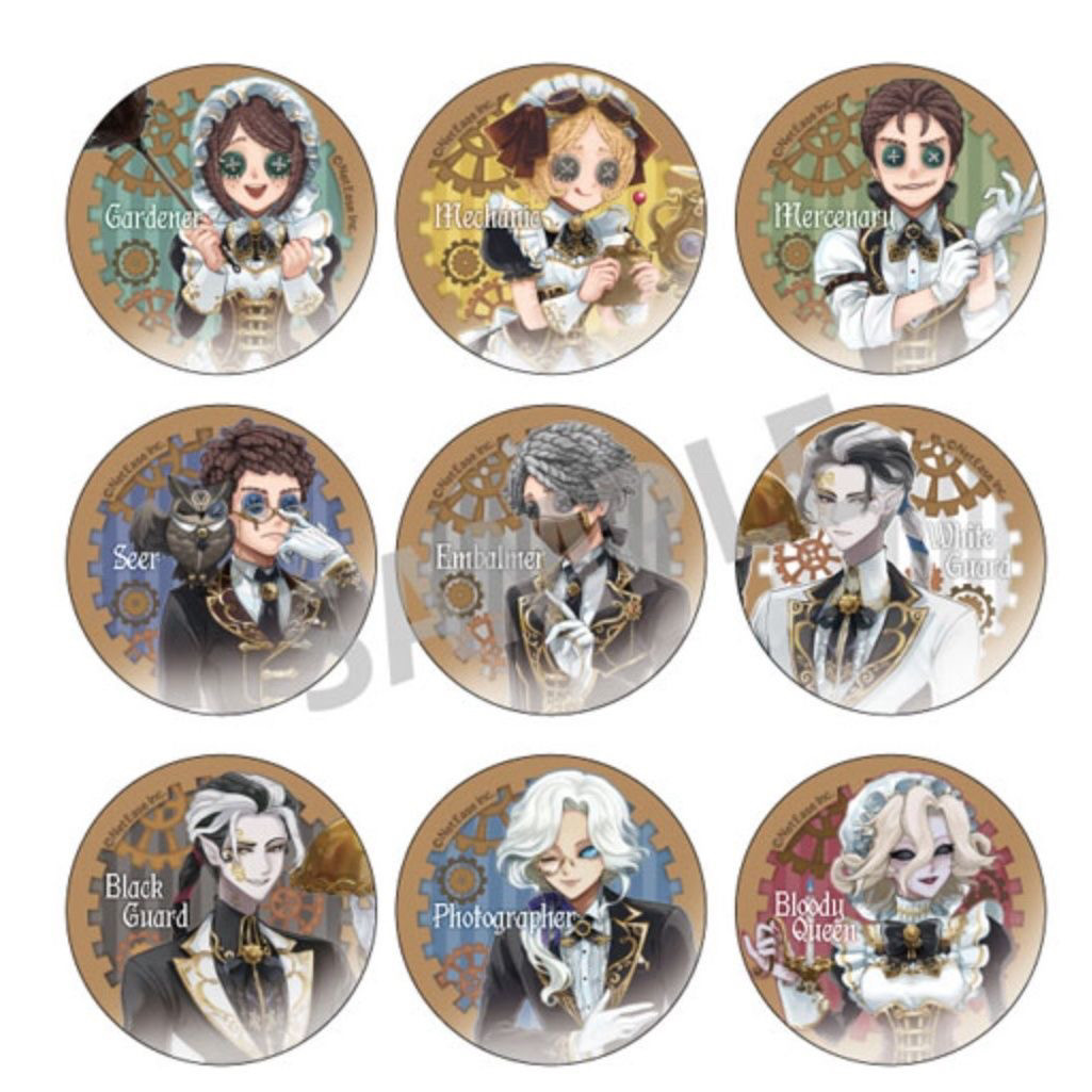 【日谷现货】KAMIO第五人格周边 吧唧蒸汽朋克茶话会女仆日单散货,淘宝优惠券,粉丝福利购,淘宝优惠卷