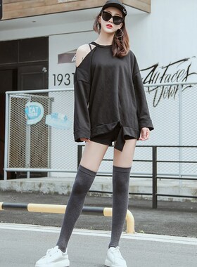 女神护腿神器美腿长袜空调房护小腿羊绒加长加厚保暖护腿四季护膝