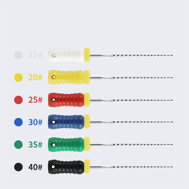 牙科手用根管锉R侧压针牙之光不锈钢口腔材料带柄拔髓针齿科耗材,淘宝优惠券,粉丝福利购,淘宝优惠卷