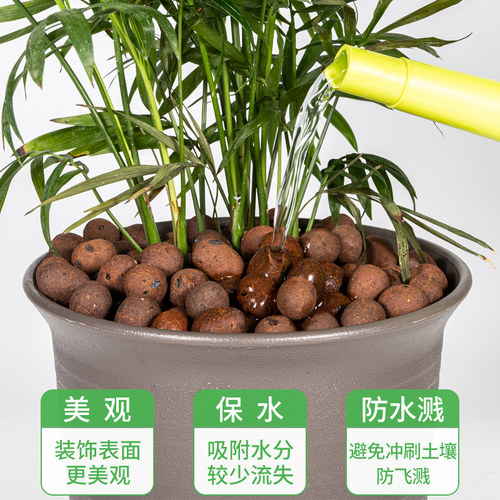 陶粒养花种花专用花盆垫底多肉花用植物铺面石轻质大号陶土粒批发 - 图2