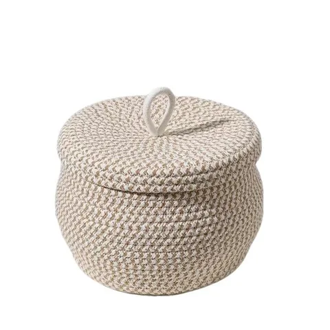 鸡蛋筐网红ins收纳筐零食编织摆件篮子手工带盖编织洋气,淘宝优惠券,粉丝福利购,淘宝优惠卷