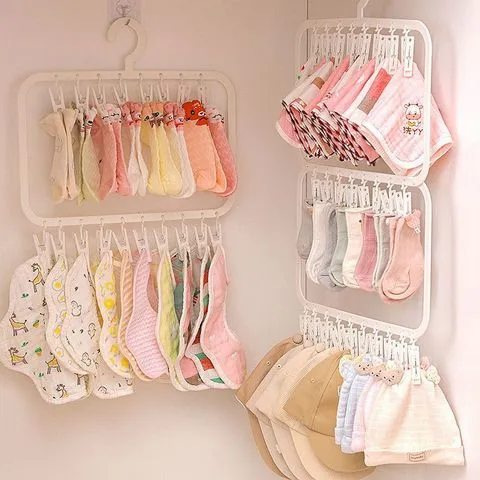 袜夹神器收纳爆款晾晒宝宝晾袜子多夹子衣服内衣多功能家用衣架,淘宝优惠券,粉丝福利购,淘宝优惠卷